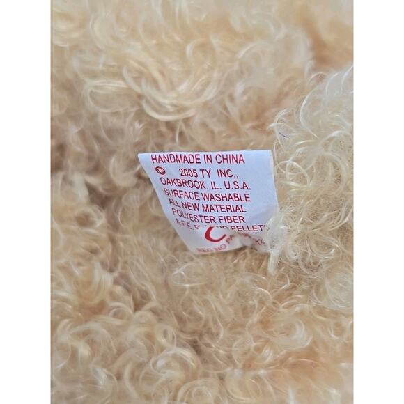 2005 Ty Beanie Baby "Honors" Retired Fuzzy Tan Bear BB30 - Picture 4 of 4